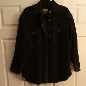 EXP Jeans By Express Vintage Corduroy Shacket 100% Cotton L